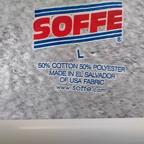 Soffe Gray V-Neck Hoodie with Georgia Bulldogs Logo - Picture 4 of 4